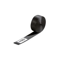 Centură neagră din vâscoză, 4 cm